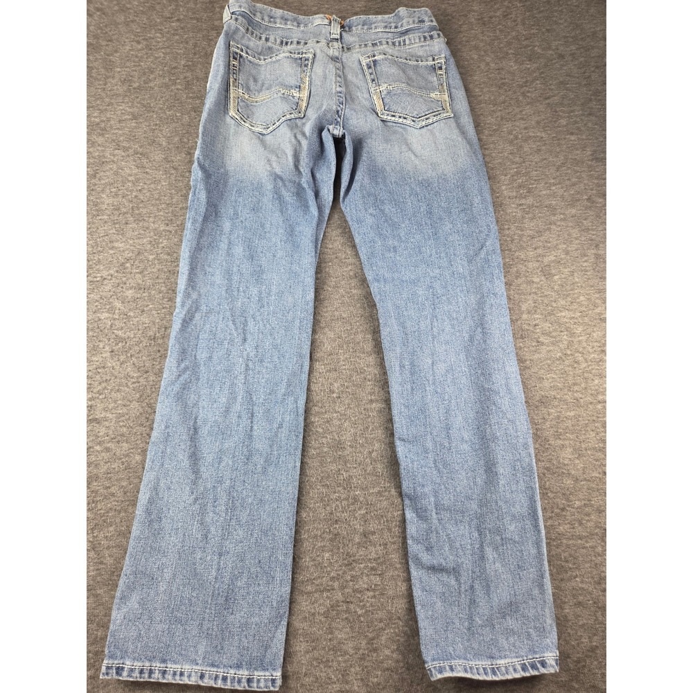 Ariat Jeans Mens 33x34 Blue Rebar M5 Boot Cut Light Wash Denim Straight Leg